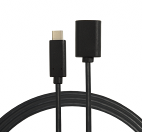 黑色TYPE-C轉USB3.0母頭數據線定制